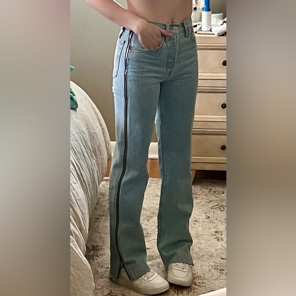 Straight High Rise Jeans